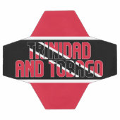 Schattig patriotticum van de vlag van Trinidad en Voetbal (Enkel)