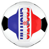 Schattig patriotticum voor de vlag van Kroatië Voetbal (Gedraaid)