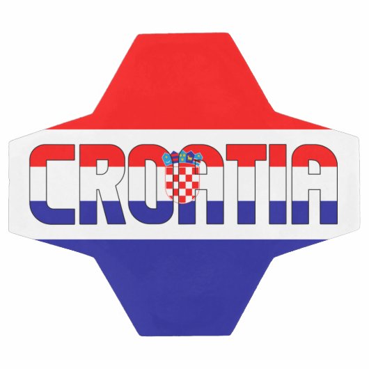 Schattig patriotticum voor de vlag van Kroatië Voetbal (Enkel)