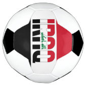 Schattig patriotticum voor Irak Voetbal (Gedraaid)