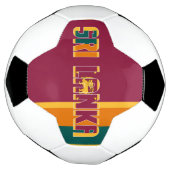 Schattig patriotticum voor Sri Lanka Voetbal (Gedraaid)