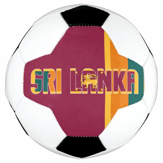 Schattig patriotticum voor Sri Lanka Voetbal (Voorkant)