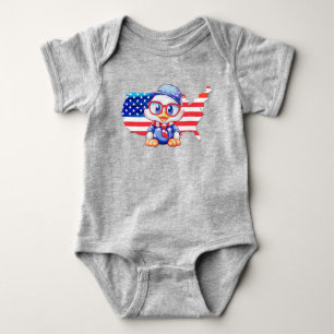 Schattig patriottisch 2 romper