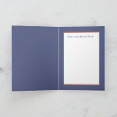 schattig patriottisch gnome voeg tekst toe kaart (Binnen)