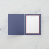 schattig patriottisch gnome voeg tekst toe kaart (Binnen)