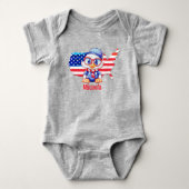 Schattig patriottisch romper (Voorkant)