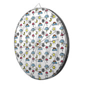 schattig patroon dartbord (Voorkant Rechts)