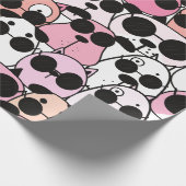Schattig patroon met hondenthema cadeaupapier (Hoek)