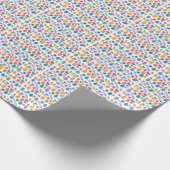 schattig patroon van de voorjaarbloem van de esust cadeaupapier (Hoek)