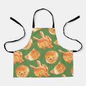 Schattig patroon van gebroken brood schort (Voorkant)