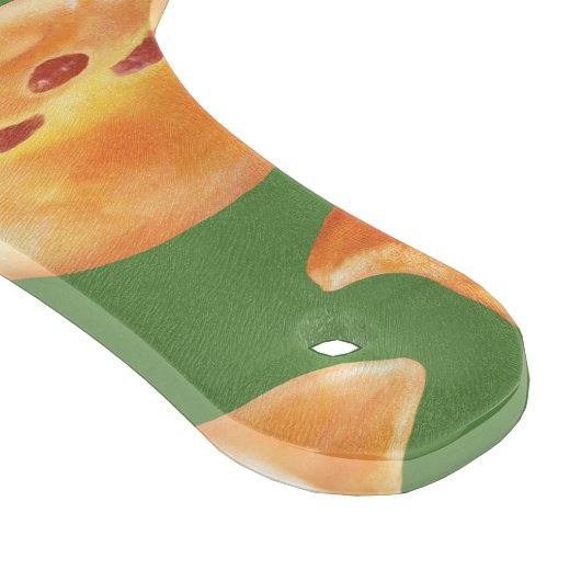 Schattig patroon van gebroken brood snijplank (Hoek)