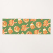 Schattig patroon van gebroken brood yogamat (Voorkant (horizontaal))