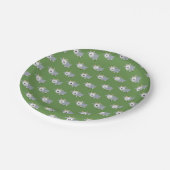 Schattig patroon van kleine grijze geiten papieren bordje (Gekanteld)