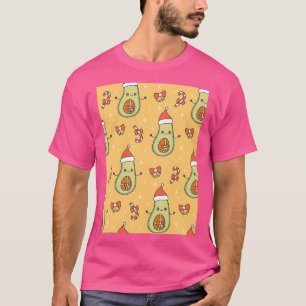 schattig patroon voor kerstkerstmis t-shirt