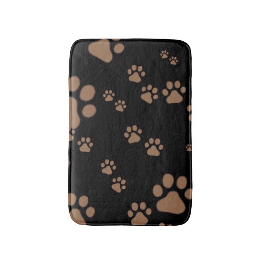 Schattig Pauw Print Patroon Badmat (Voorkant Verticaal)