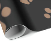 Schattig Pauw Print Patroon Cadeaupapier (Rol Hoek)