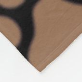 Schattig Pauw Print Patroon Fleece Deken (Hoek)