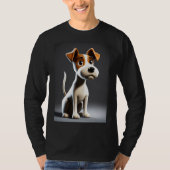 "Schattig Paws: Sweet Puppy Design T-shirt" T-shirt (Voorkant)