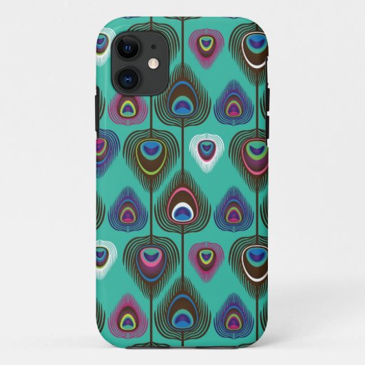 schattig pekelvederpatroon Case-Mate iPhone case (Achterkant)