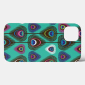 schattig pekelvederpatroon Case-Mate iPhone case (Achterkant (horizontaal))