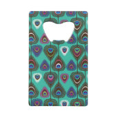 schattig pekelvederpatroon creditkaart flessenopener (Voorkant)