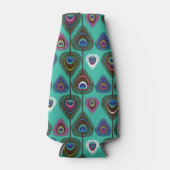 schattig pekelvederpatroon flesjeskoeler (Voorkant)