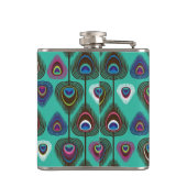 schattig pekelvederpatroon heupfles (Achterkant)