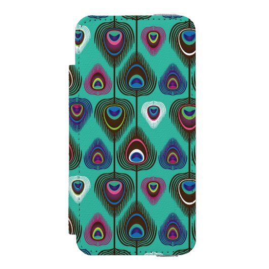 schattig pekelvederpatroon incipio iPhone portemonnee hoesje (Voorkant Agenda)