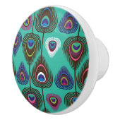 schattig pekelvederpatroon keramische knop (Rechts)