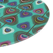 schattig pekelvederpatroon snijplank (Hoek)