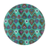 schattig pekelvederpatroon snijplank (Voorkant)