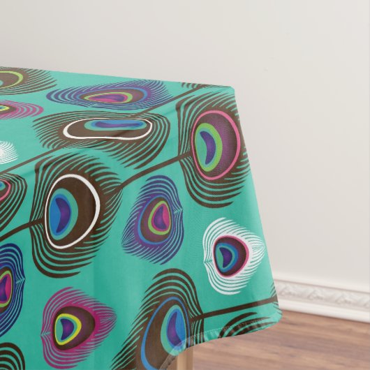 schattig pekelvederpatroon tafelkleed (Voorbeeld)