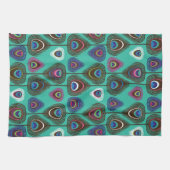 schattig pekelvederpatroon theedoek (Horizontaal)