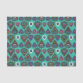 schattig pekelvederpatroon tissuepapier (Voorkant)