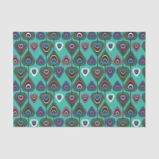 schattig pekelvederpatroon tissuepapier (Voorkant)