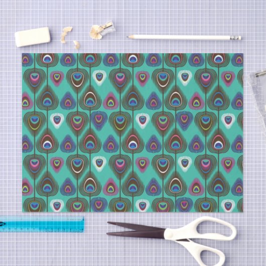 schattig pekelvederpatroon tissuepapier (Craft)