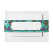 schattig pekelvederpatroon uitnodigingen wikkel (Voorkant Voorbeeld)