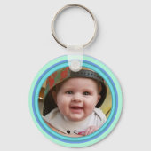 Schattig persoonlijk Baby Sleutelhanger (Voorkant)