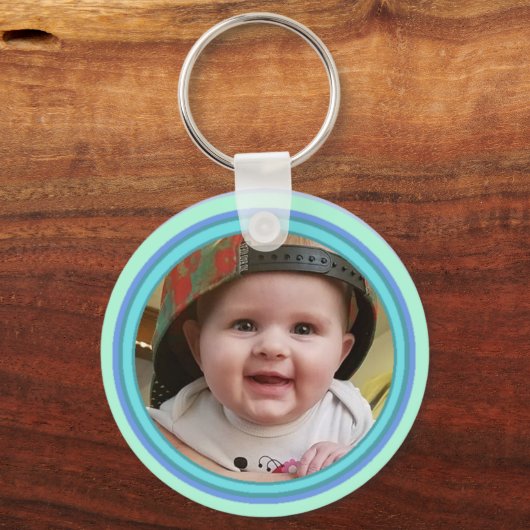 Schattig persoonlijk Baby Sleutelhanger (Voorkant)