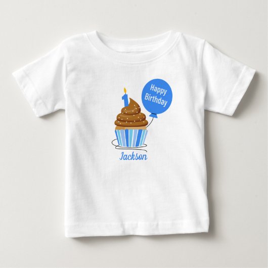 schattig persoonlijk eerste verjaardag T-shirt cup (Voorkant)