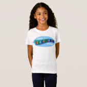 Schattig Persoonlijk Terug naar School T-shirt (Voorkant volledig)