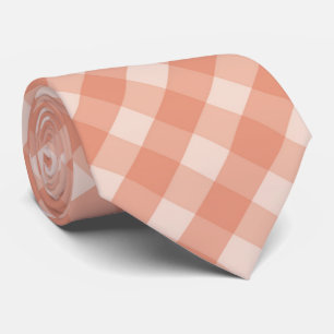 schattig perzikpatroon stropdas