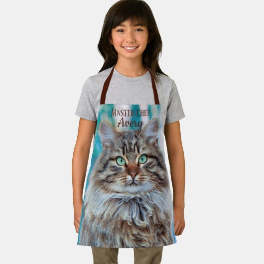 Schattig Pet Cat Speciaal Kinder Apron Schort (Insitu)