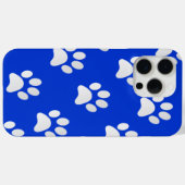 Schattig Pet Paw Print Patroon Case-Mate iPhone Case (Achterkant (horizontaal))