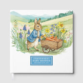 Schattig Peter Rabbit Baby Boy Shower Gastboek Gastenboek (Voorkant)