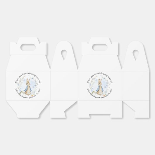 Schattig Peter Rabbit Bedankdoosjes (Ongevouwen)