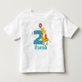 Schattig Peuter Verjaardag #2 Meisjes T-shirt