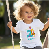 Schattig Peuter Verjaardag #2 Meisjes T-shirt