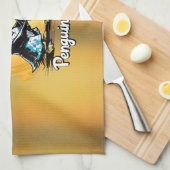 Schattig Pinguïn Koppel Theedoek (Quarter Fold)