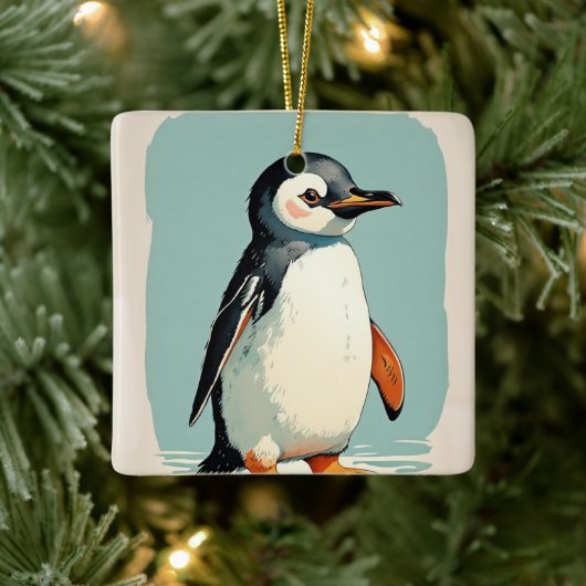 Schattig pinguïn Ornament (Boom)